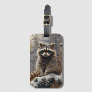 Étiquette À Bagage Tag de bagage Raccoon