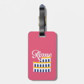 Étiquette À Bagage Tag de bagage Rome (Dos Vertical)