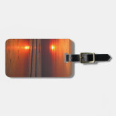 Étiquette À Bagage Tag de bagage Sunset irlandais (Devant horizontal)