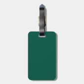 Étiquette À Bagage Tag de bagage vert pomme (Dos Vertical)