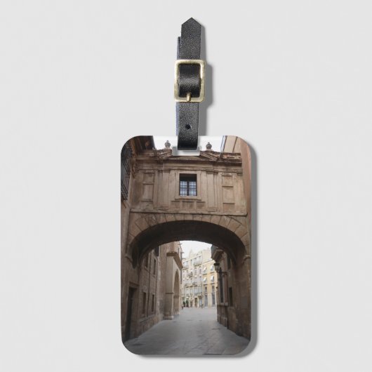 Étiquette À Bagage Tag de bagages destination Espagne (Devant Vertical)