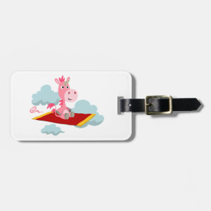 Étiquette À Bagage Tag de la cartouche de tapis magique de Unicorn
