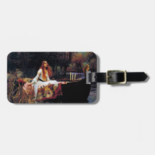 Étiquette À Bagage Tag de la dame de Shallot sur le bateau Waterhouse