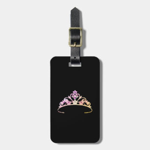 Étiquette À Bagage Tag de la valise Miss Rodeo America style Lilac Ti