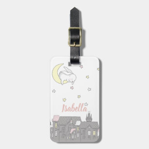 Étiquette À Bagage Tag de sac de couche de lapin sucré personnalisé