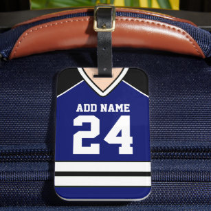 Étiquette À Bagage Tag de sac Hockey Jersey personnalisé Nom/numéro
