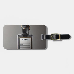 Étiquette À Bagage Tag de voyage de luxe Revêtement métallique avec