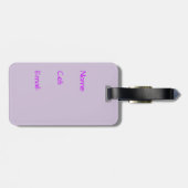 Étiquette À Bagage Tag de voyage Rainbow Angel (Dos horizontal)