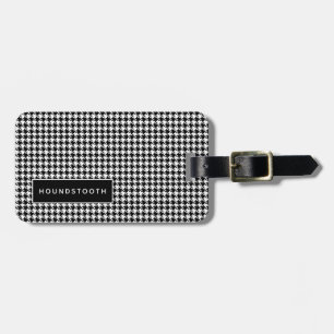 Étiquette À Bagage Tag Hommes Houndstooth personnalisées