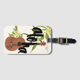 Étiquette À Bagage Tag Koa Ukulele Aloha