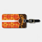 Étiquette À Bagage Tag touristique Aloha Shirt (Devant horizontal)