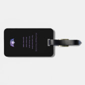 Étiquette À Bagage Tag-Vertical (Dos horizontal)