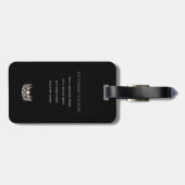 Étiquette À Bagage Tag-Vertical (Dos horizontal)