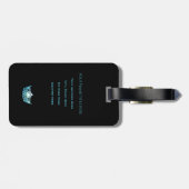 Étiquette À Bagage Tag-Vertical (Dos horizontal)