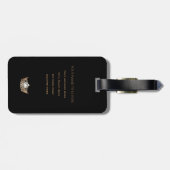 Étiquette À Bagage Tag-Vertical (Dos horizontal)