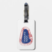 Étiquette À Bagage Tahquitz Rock California Escalade Carabiner (Dos Vertical)