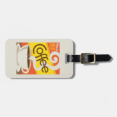 Étiquette À Bagage Tais-toi café (Devant horizontal)