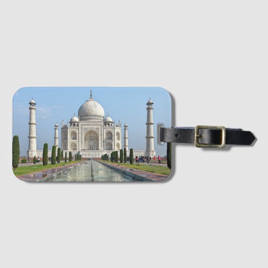 Étiquette À Bagage Taj mahal (Devant Horizontal)
