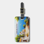 Étiquette À Bagage Take Me To Italy Fine Art (Devant Vertical)