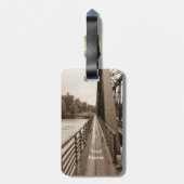 Étiquette À Bagage Talkeetna Railroad Bridge (Dos Vertical)