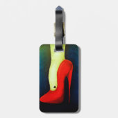 Étiquette À Bagage talon haut d'étiquette de bagage (Dos Vertical)