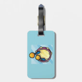 Étiquette À Bagage Tamborine And Maraccas (Dos Vertical)