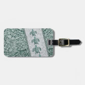 Étiquette À Bagage Tapa hawaïen traditionnel et Honu (Devant horizontal)