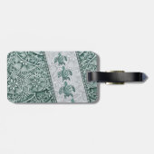 Étiquette À Bagage Tapa hawaïen traditionnel et Honu (Dos horizontal)