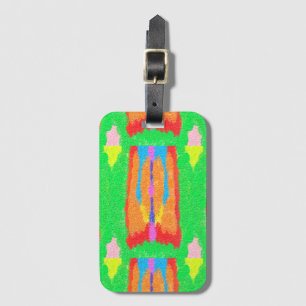 Étiquette À Bagage Tapis et chiffons Art pur abstrait suprême