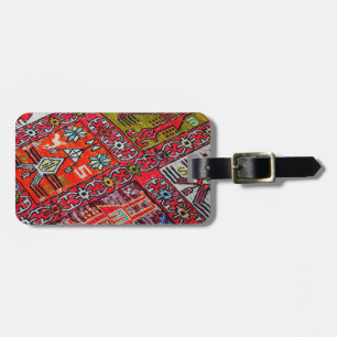 Étiquette À Bagage Tapis, motif persan oriental, turc