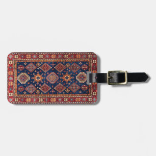 Étiquette À Bagage Tapis Oriental Perse Turc Motif