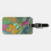 Étiquette À Bagage Tapisserie tropicale II (Devant horizontal)