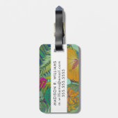 Étiquette À Bagage Tapisserie tropicale II (Dos Vertical)