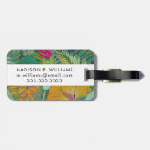 Étiquette À Bagage Tapisserie tropicale II (Dos horizontal)