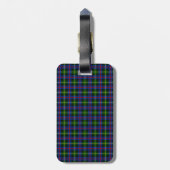 Étiquette À Bagage Tartan de Farquharson de clan (Dos Vertical)