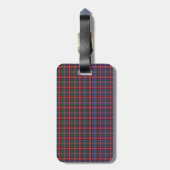 Étiquette À Bagage Tartan de Ritchie de clan (Dos Vertical)