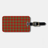 Étiquette À Bagage Tartan de Scott de clan (Devant horizontal)