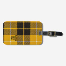 Tartan du clan Barclay avec monogramme et nom