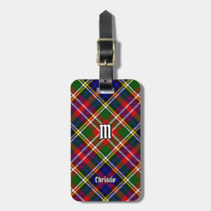 Étiquette À Bagage Tartan du clan Christie