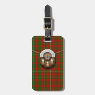 Étiquette À Bagage Tartan et escarcelle de MacGregor de clan