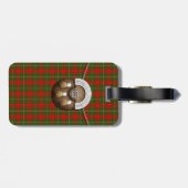 Étiquette À Bagage Tartan et escarcelle de MacGregor de clan (Dos horizontal)