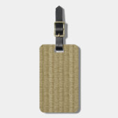 Étiquette À Bagage Tatami Pixel 8 Bits 畳 (Devant Vertical)