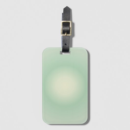 Étiquette À Bagage Taurus Aura Gradient Zodiac, Vert Aura Gradient (Devant Vertical)