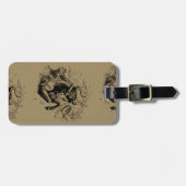 Étiquette À Bagage Taurus Constellation Hevelius 1690 Décor (Devant horizontal)