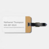 Étiquette À Bagage TAZ™ - Homme sauvage (Dos horizontal)