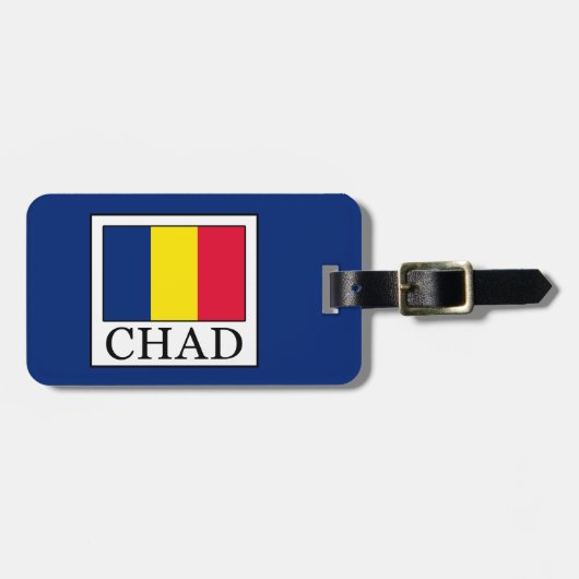 Étiquette À Bagage Tchad (Devant horizontal)