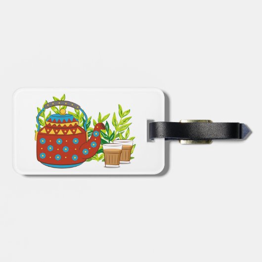 Étiquette À Bagage Teapot rustique mignonne Mug moderne tendance (Dos horizontal)