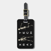 Étiquette À Bagage Technologie de rayon X et trois squelettes (Devant Vertical)