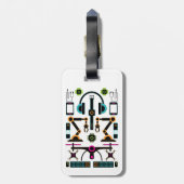 Étiquette À Bagage Technologie moderne Objets et équipement Motif Lug (Dos Vertical)