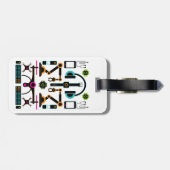 Étiquette À Bagage Technologie moderne Objets et équipement Motif Lug (Dos horizontal)